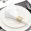 50pcs 12in Square Satin Fabric Table Napkin Set