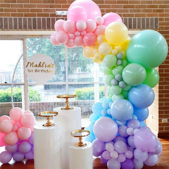 $29.99 Macaron Pastel Color Balloon Garland Arch Kits
