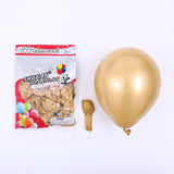 185pcs Burgundy Balloon Garland Arch Kit Metallic Gold Skin Latex Balloons